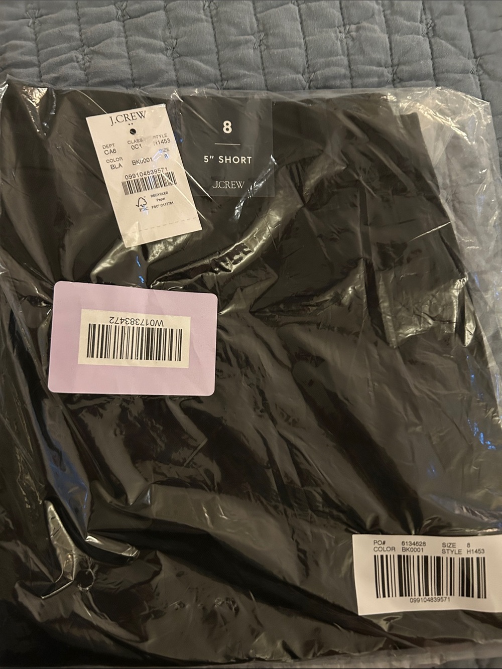 J. Crew Factory Black 5" Women’s Shorts Size 8